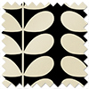 Orla Kiely Solid Stem, Black - Twist&Fit Roman Blind